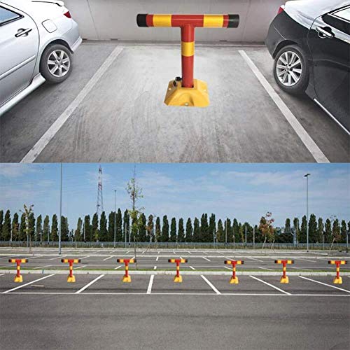 Auto Parking Lock - Heavy Duty Parking Barrier for Private Spaces, No Drilling Required, Anti-Crash Bollard for Secure Vehicle Protection | Perfect for Driveways, Garages & Commercial Parking Lots