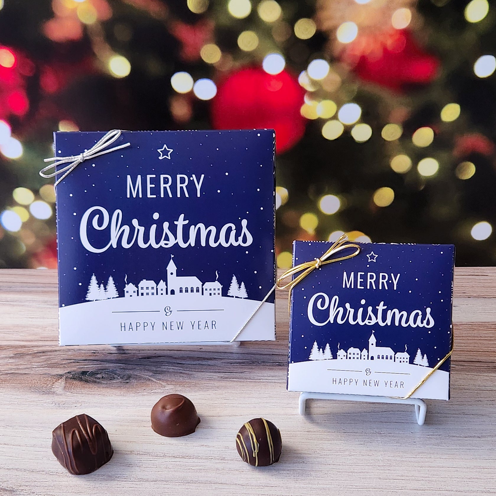 Christmas Town Themed Gift Box with Popular Assortment - Perfect for Holiday Decorations, Party Favors & Festive Home Decor