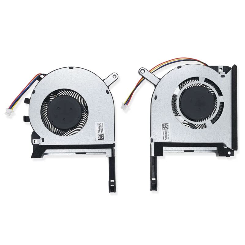 Wangpeng® Replacement Cooling Fan DFS5K12304363H DFS5K12114262H for Asus FX505 FX95 FX86 Laptops - CPU GPU Cooling Fan Upgrade for Gaming & Heavy Computing