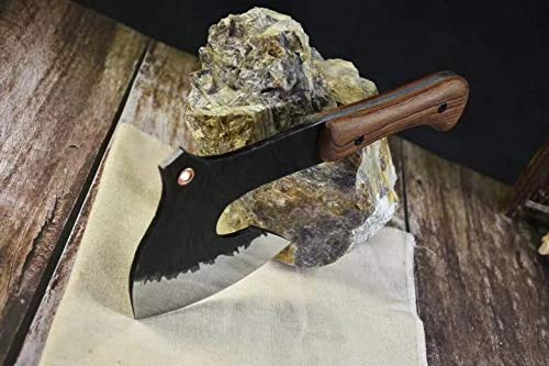 Sabrd Axe - High Carbon Steel Blade with Rosewood Scabbard - Premium Camping & Survival Tool for Outdoor Adventures, Hiking, and Bushcraft