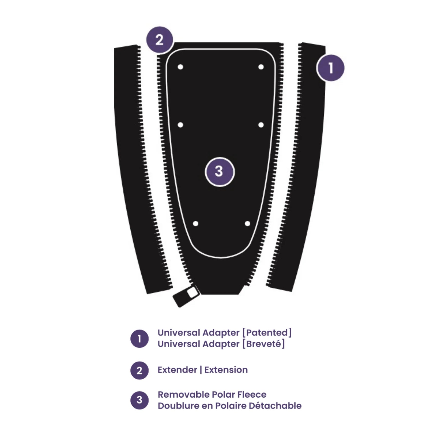 MakeMyBellyFit Universal Jacket Extender - Pregnancy & Plus Size Jacket Expansion Panel - Perfect for Maternity Wear, Baby Bumps & Comfort Fit Jackets