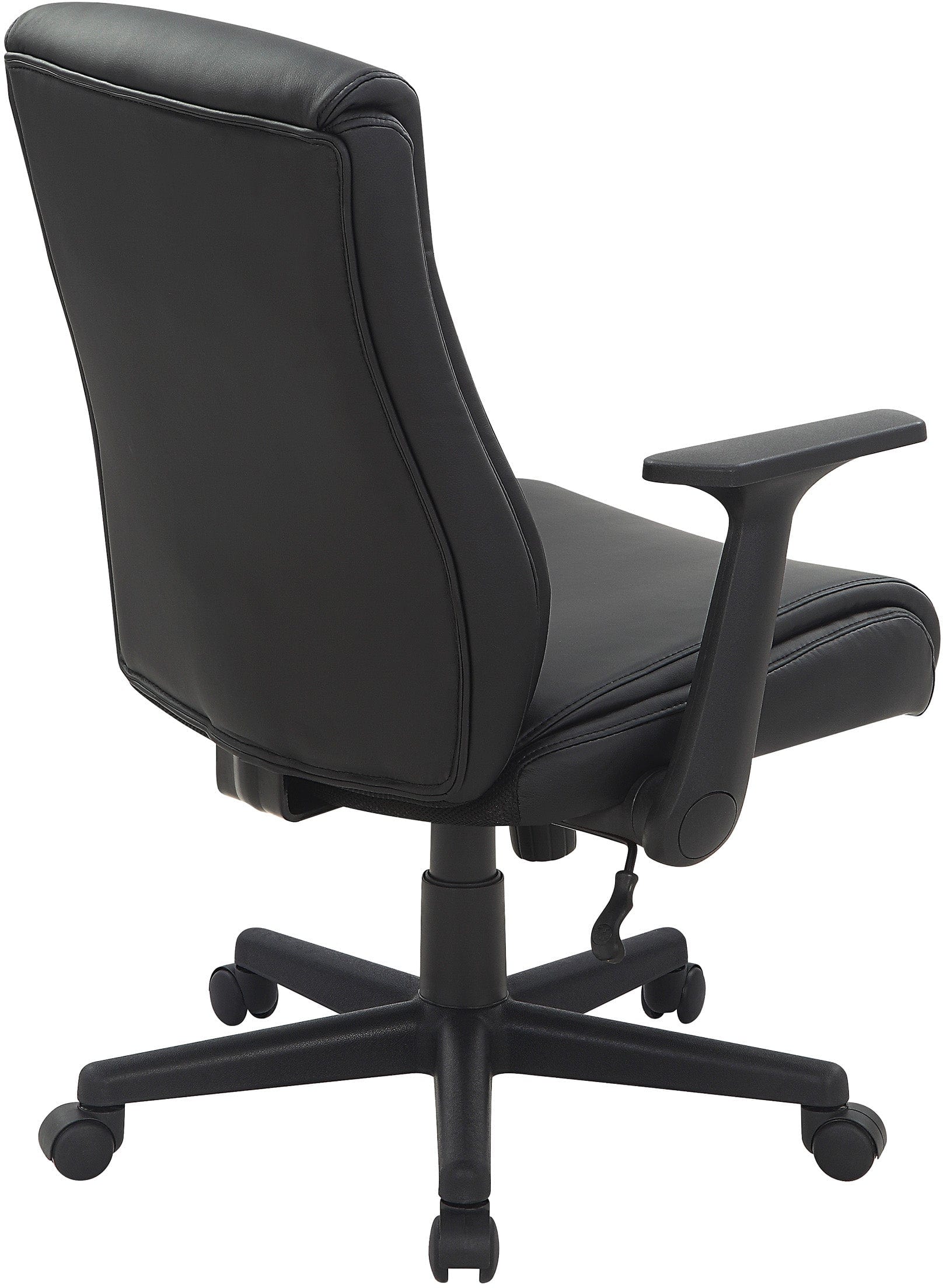Office Star Mid Back Managers Chair with Flip Away Arms [FL91201] - Ergonomic Office Chair for Comfort & Support, Ideal for Home & Business Workspaces