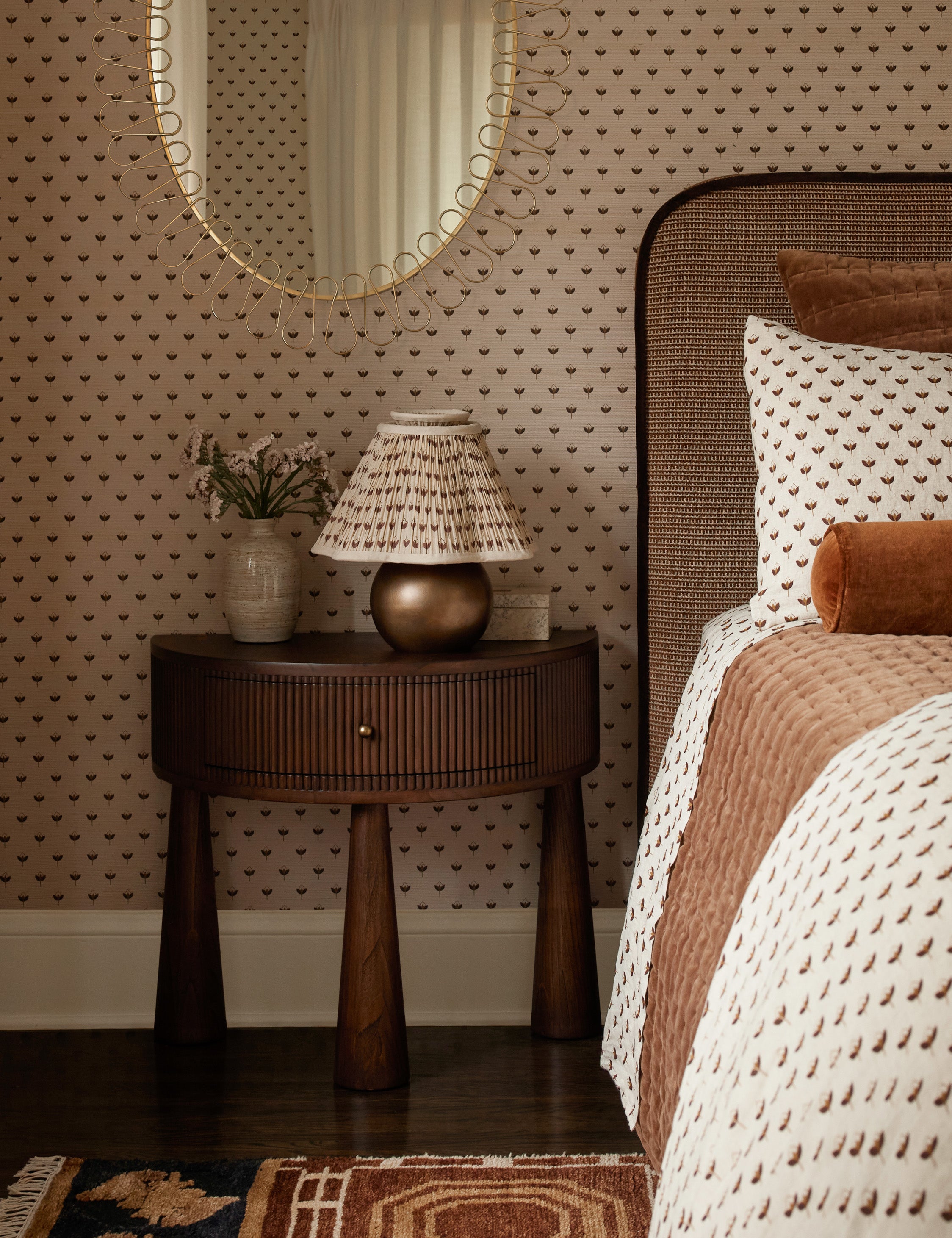 Modern Fletcher Nightstand - Stylish Wooden Bedside Table with Drawer for Bedroom Decor | Perfect for Small Spaces, Apartments & Guest Rooms