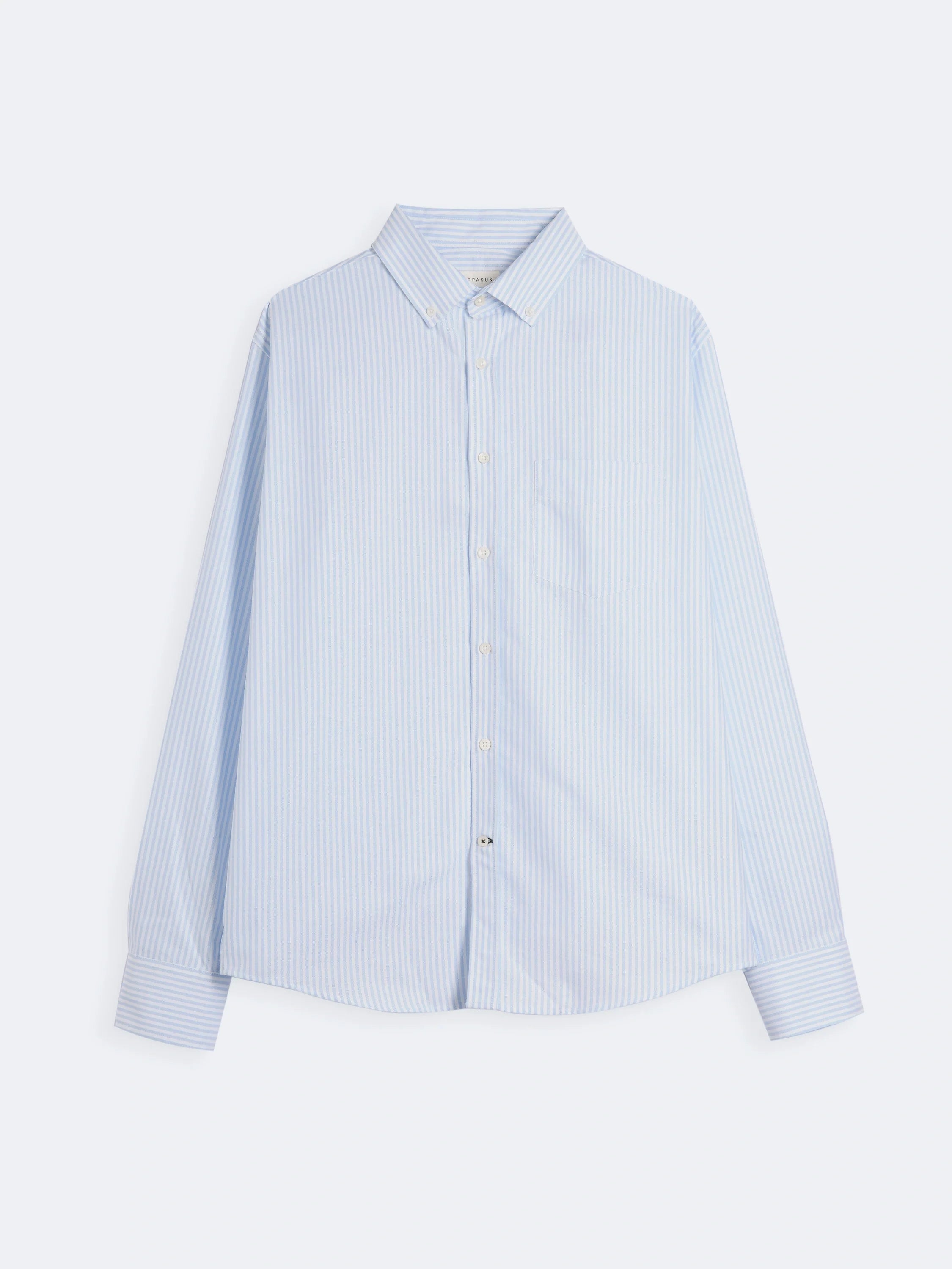 Premium Oxford Shirt for Men - Classic White & Blue Button Down Dress Shirt - Business Casual & Office Wear