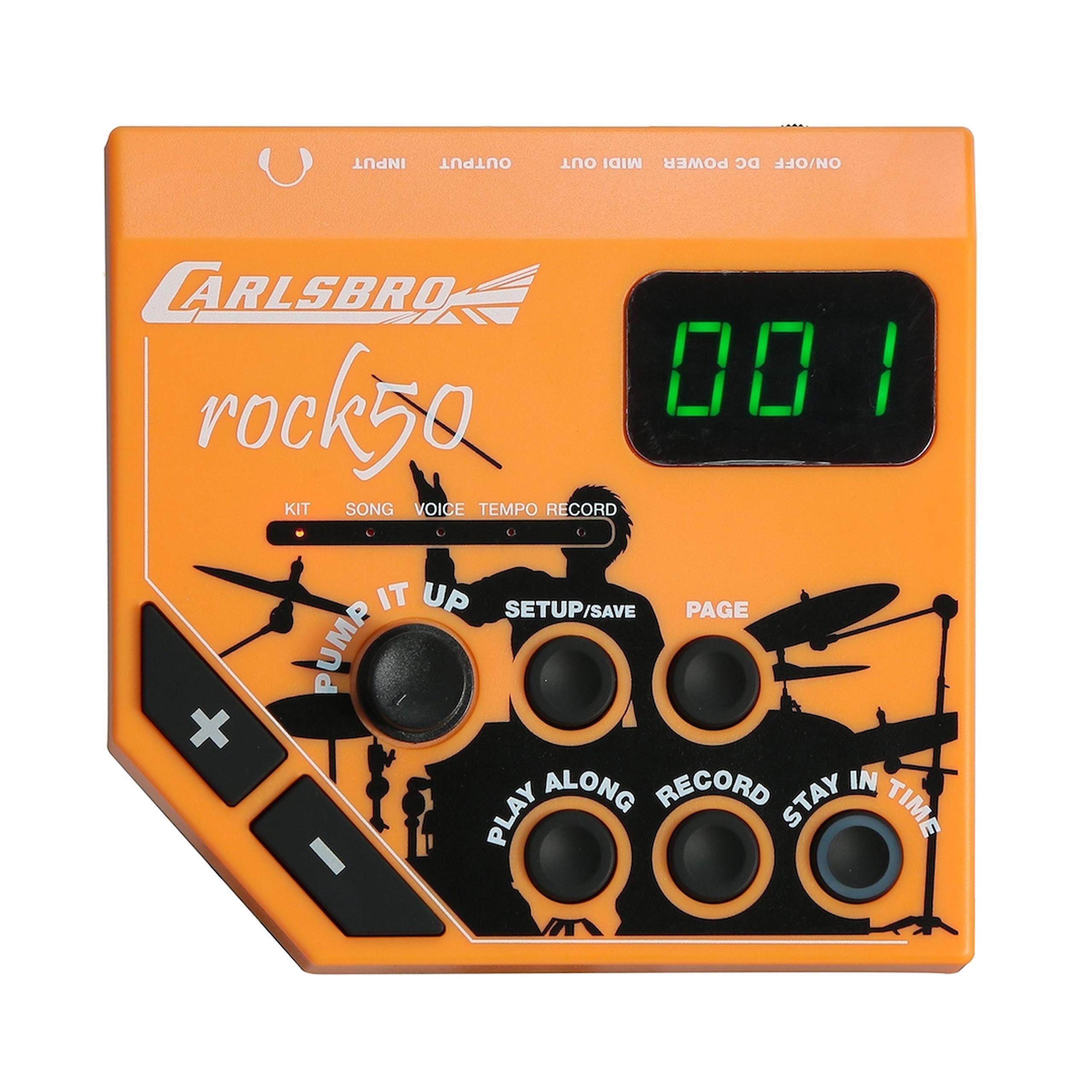 Carlsbro ROCK50 Electronic Drum Set - Professional Digital Drum Kit for Beginners & Advanced Players - Perfect for Home Practice, Studio Recording & Live Performances