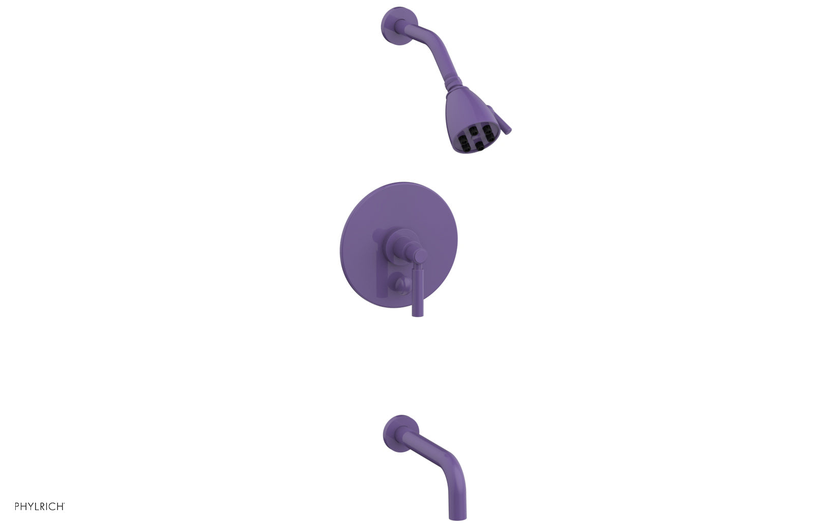 BASIC Pressure Balance Tub and Shower Faucet Set - 7 1/2