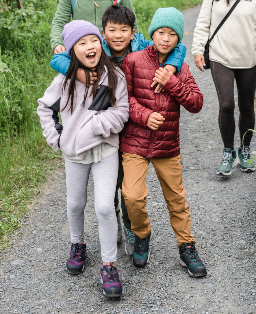 Little Kids' Wanduro Waterproof Shoes | Sky Captain/Evening Primrose | Outdoor Play & Rainy Day Adventures