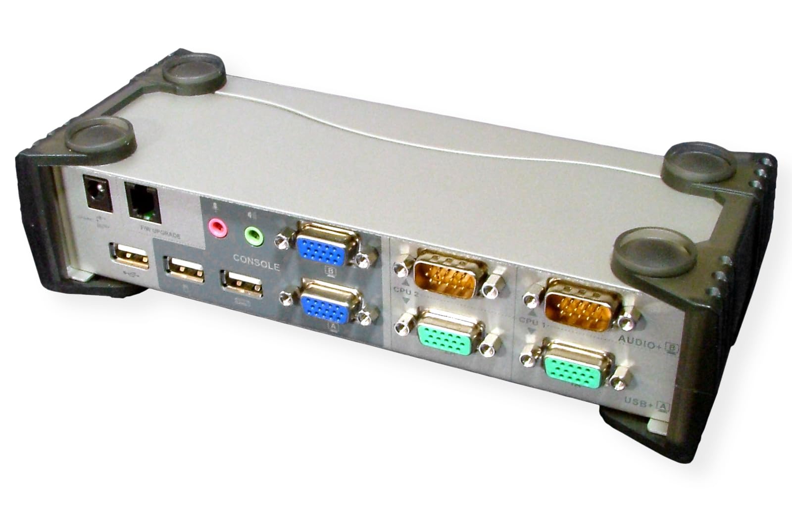 ATEN CS1742 2-Port USB VGA KVM Switch with Dual Display & Audio Support - Ideal for Home Office and Multi-Computer Workstations