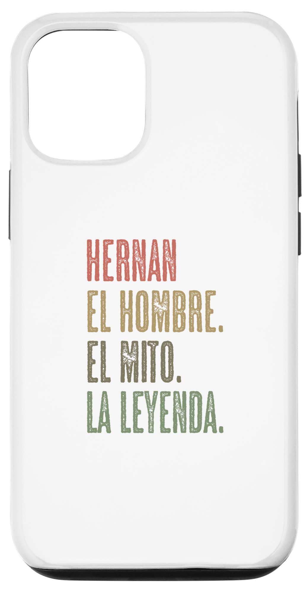 iPhone 12/12 Pro Case - HERNAN The Man The Myth The Legend Shirt Design | Durable Protective Phone Cover for Everyday Use & Travel