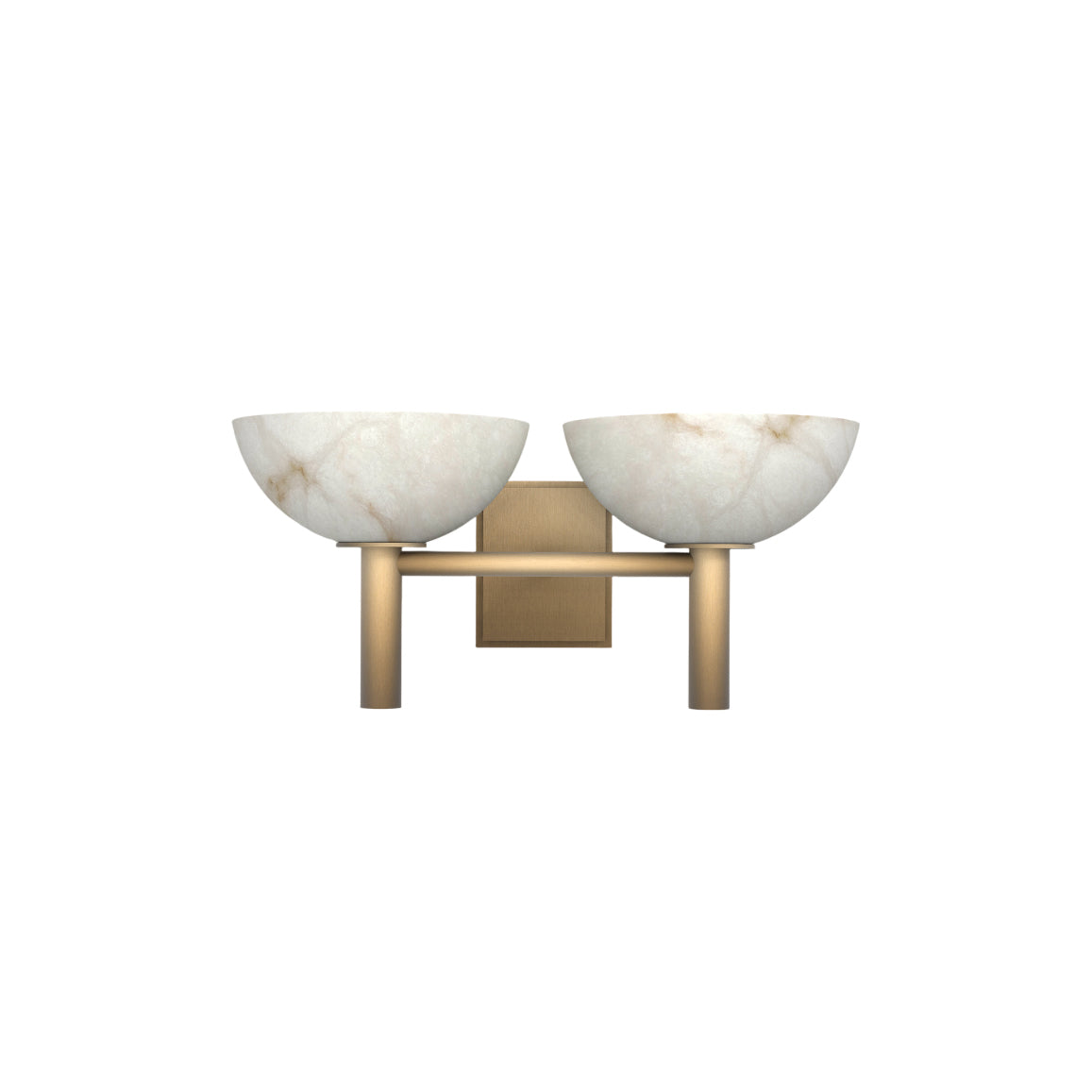 Alabaster Wall Lamp - Handcrafted Stone Bowl Sconce for Bedroom, Living Room & Hallway Lighting | Dimmable Modern Fixture