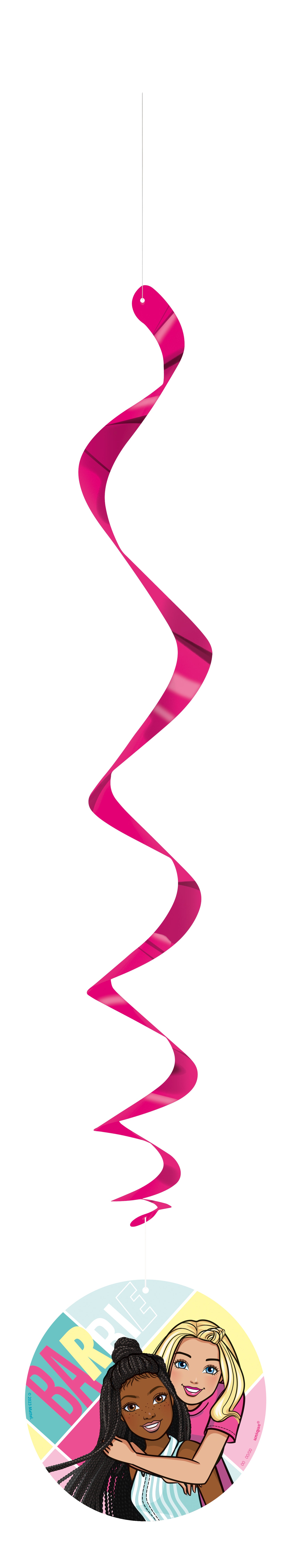 Barbie Hang Swirl 26 - 3 Piece Set for Doll Play & Display | Perfect for Kids' Room Decor & Collectible Doll Accessories