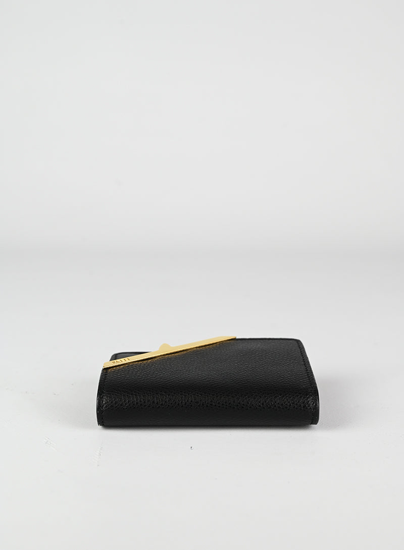 Fendi Leather Card Holder in Black - Stylish & Compact Wallet for Credit Cards, ID & Cash - Perfect for Everyday Use & Travel