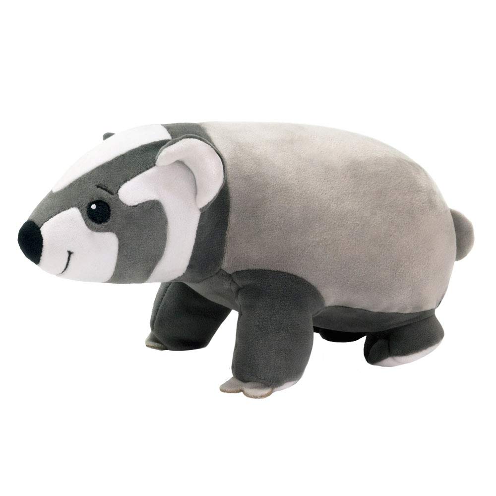 Fiesta Toys Snugglies Badger Plush Stuffed Animal Toy - Soft Cuddly Stuffed Badger for Kids & Adults - Perfect for Bedtime, Nursery Decor, Gifts & Collectibles