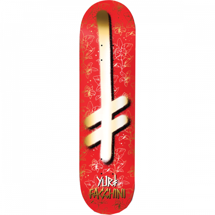 Deathwish Facchini Gang Logo Orchids Skateboard Deck 8.25