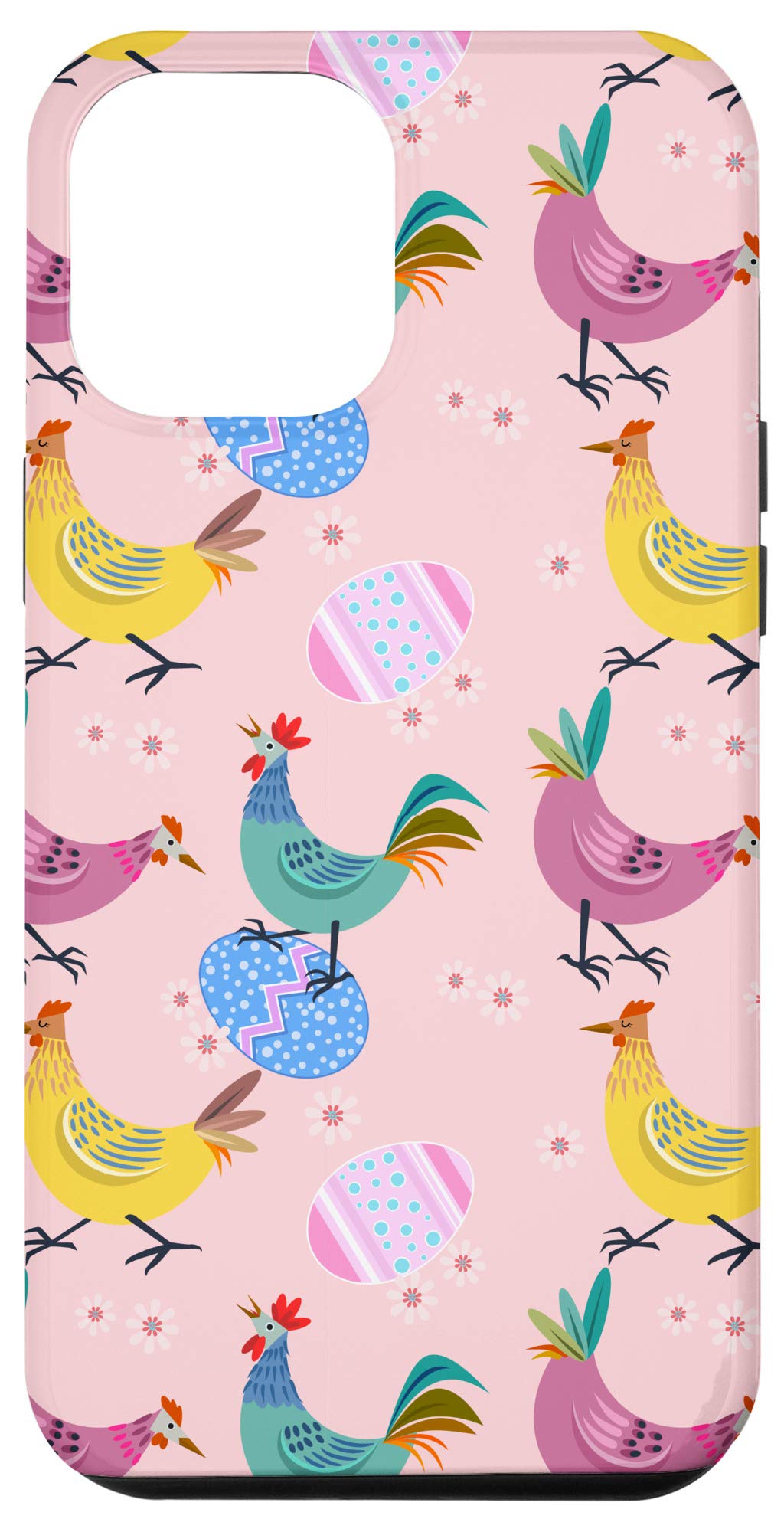 iPhone 12 Pro Max Case with Easter Egg Chicken Design - Cute Poultry Themed Phone Cover for iPhone 12 Pro Max - Perfect Gift for Chicken Lovers, Farm Enthusiasts & Easter Celebrations