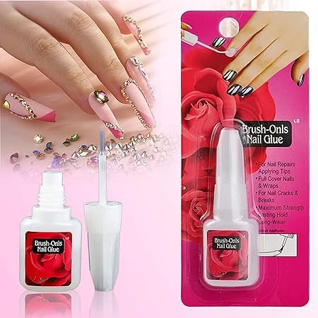 Professional SUSVIJ Nail Glue for Artificial & Acrylic Nails - Waterproof, Long-Lasting Adhesive for Nail Art (Big Size) - Perfect for Salon, Home Manicures & Nail Extensions