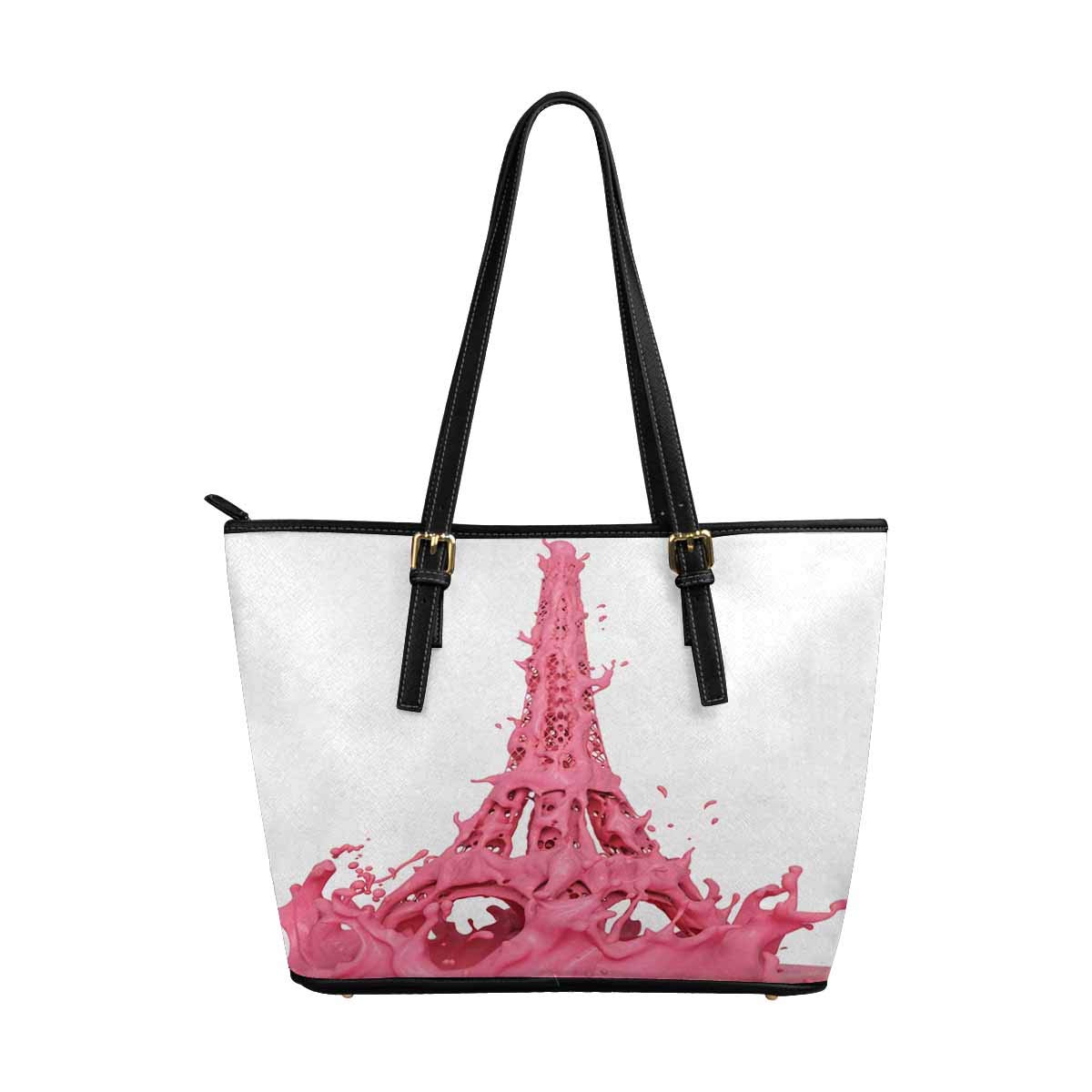 InterestPrint Music Notes & Piano Keys Fashion Leather Tote Shoulder Bag for Women - Stylish Handbag for Musicians, Teachers & Music Lovers - Perfect for Work, School & Concerts