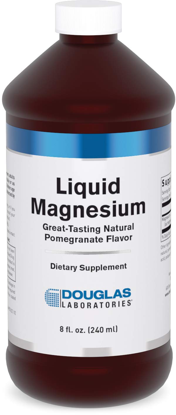 Douglas Laboratories Liquid Magnesium Supplement - 8 fl. oz | Supports Heart Health, Bone Strength & Enzyme Function | For Athletes, Seniors & Stress Relief