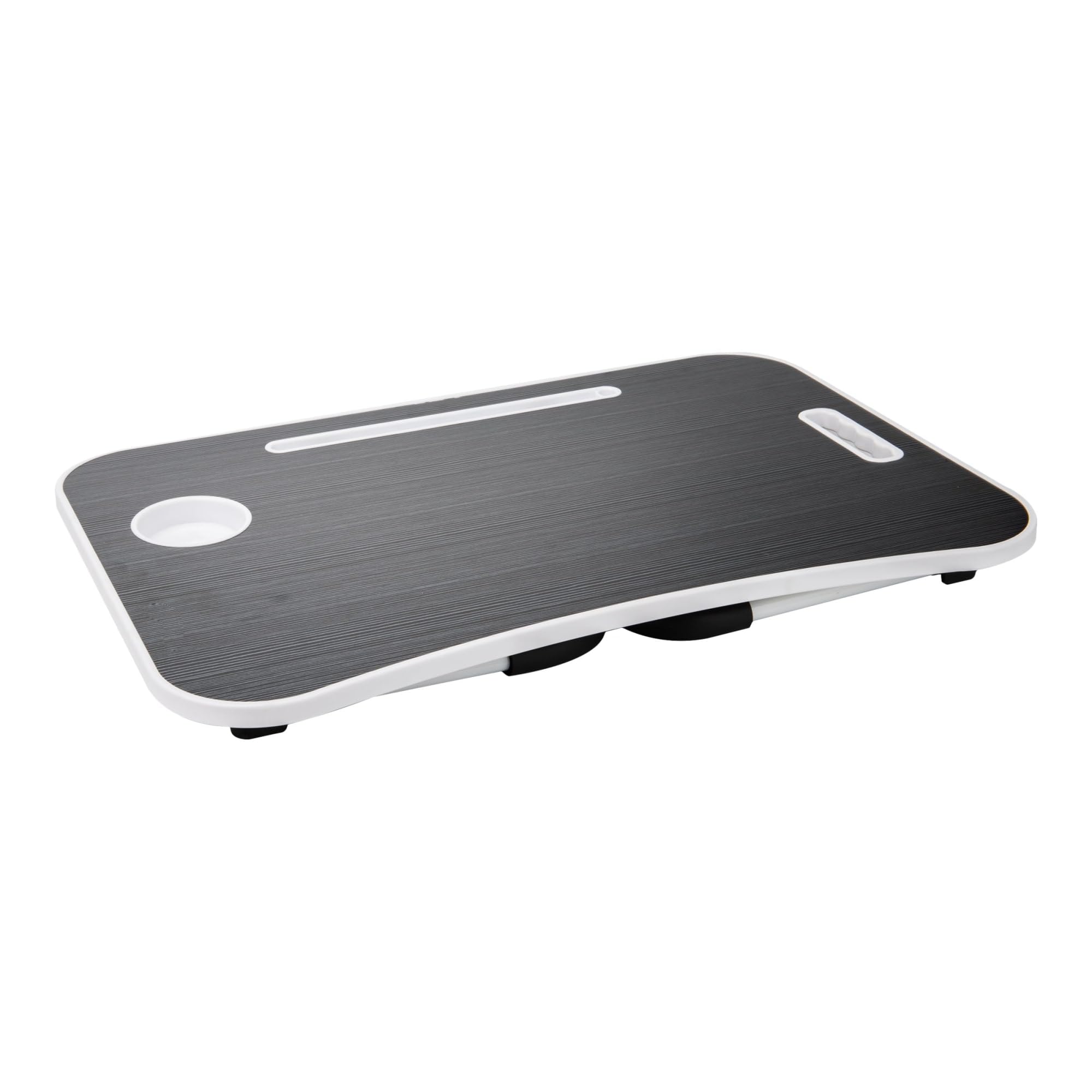 Mind Reader Adjustable Lap Desk for Laptop - Portable Folding Laptop Stand with MDF Surface (23.25