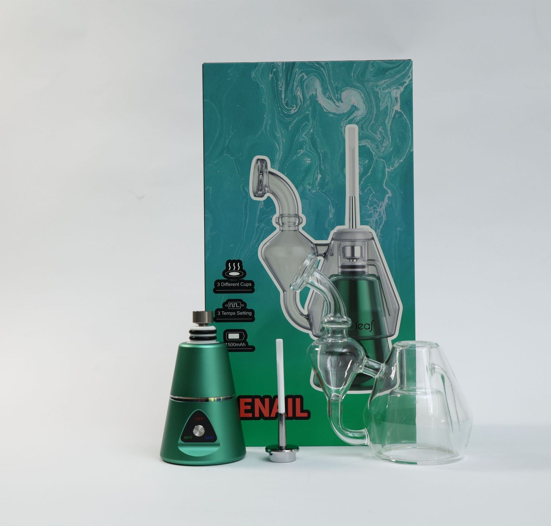 BeLeaf Tower T Enail Kit - Electric Dab Rig for Concentrates & Wax Vaporizer | Portable E-Nail for Home & Travel Use | Perfect for Dabbing Enthusiasts & Cannabis Lovers
