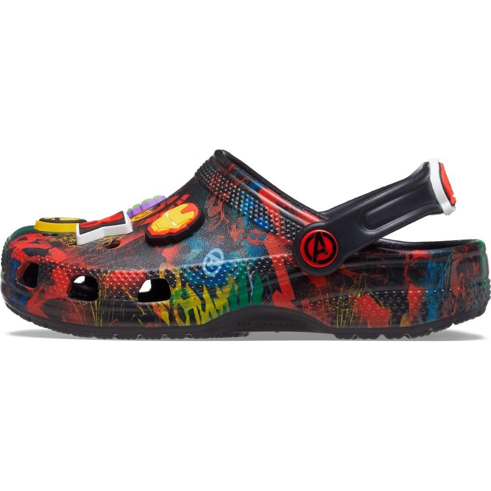 Crocs Unisex-Child Classic Marvel Avengers Clog | Lightweight Comfortable Kids Shoes | Perfect for School, Play & Outdoor Activities