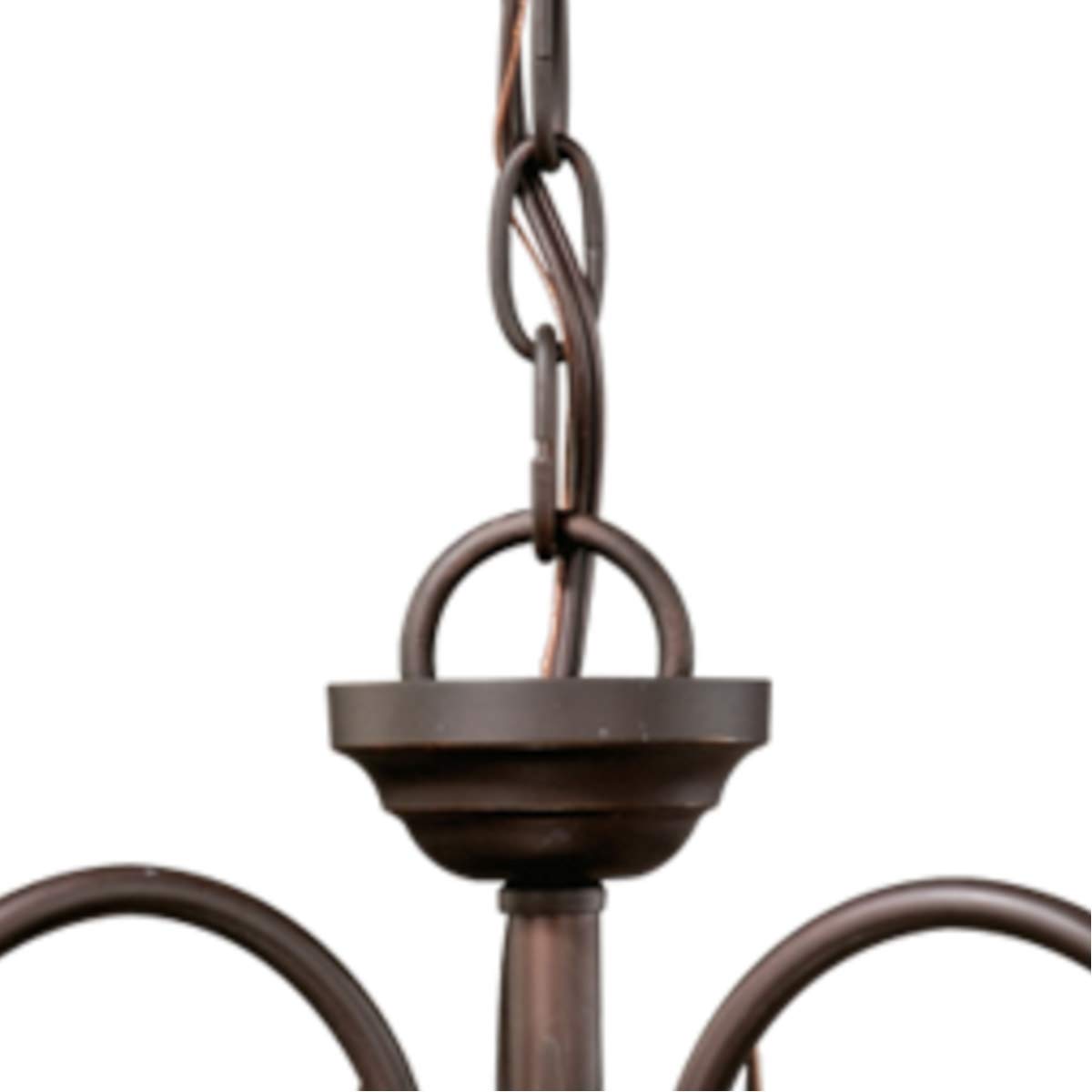 **3-Light Burnished Bronze Rustic Deer Ceiling Fan Light Kit - Lodge & Wildlife-Themed Lighting for Cabin, Farmhouse, or Rustic Home Decor**