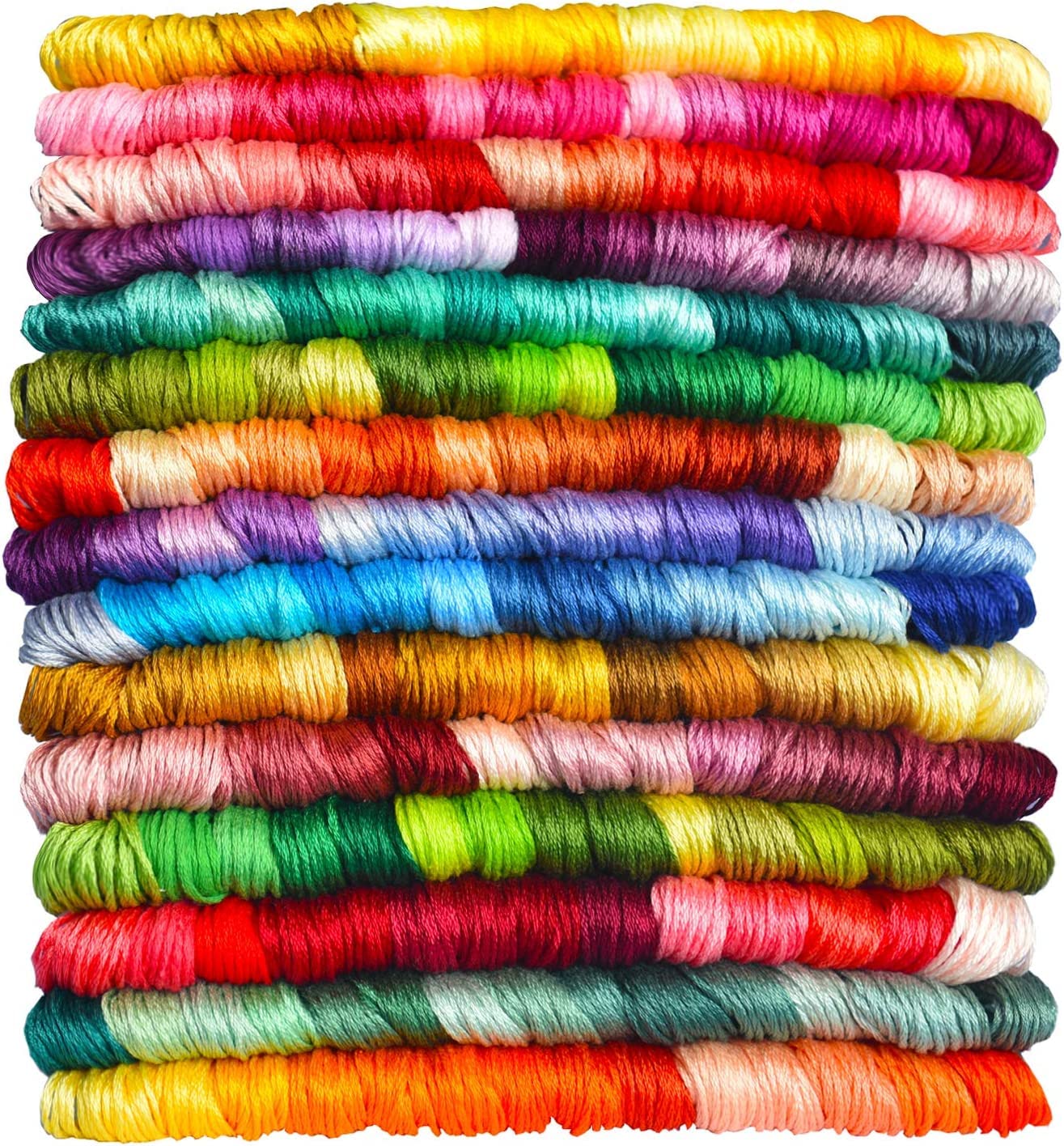 13 SKEINS Embroidery Floss Kit - Premium Cross Stitch Threads for Friendship Bracelets & DIY Crafts - Beaver Gray Gradient Color - Perfect for Needlework, Scrapbooking & Handmade Jewelry Making