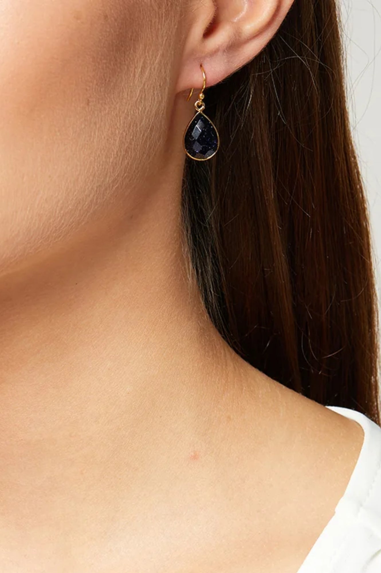 Elegant Navy Blue Ava Earrings for Women - Perfect for Parties, Weddings & Everyday Wear