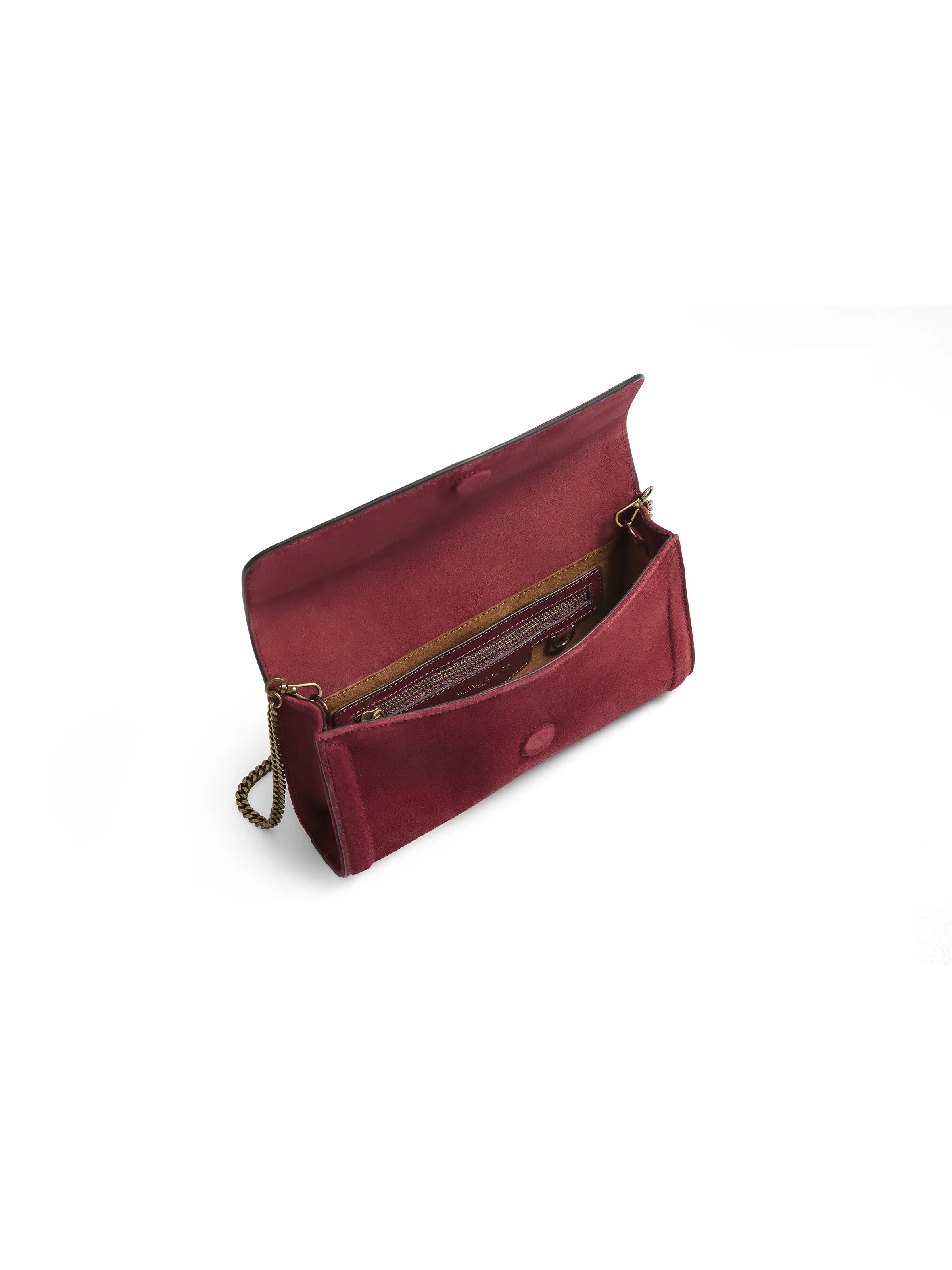 Langham Clutch Ruby - Elegant Women's Evening Bag for Parties, Weddings & Special Occasions | Small Handheld Purse with Rhinestone Accents | Perfect for Date Night & Formal Events