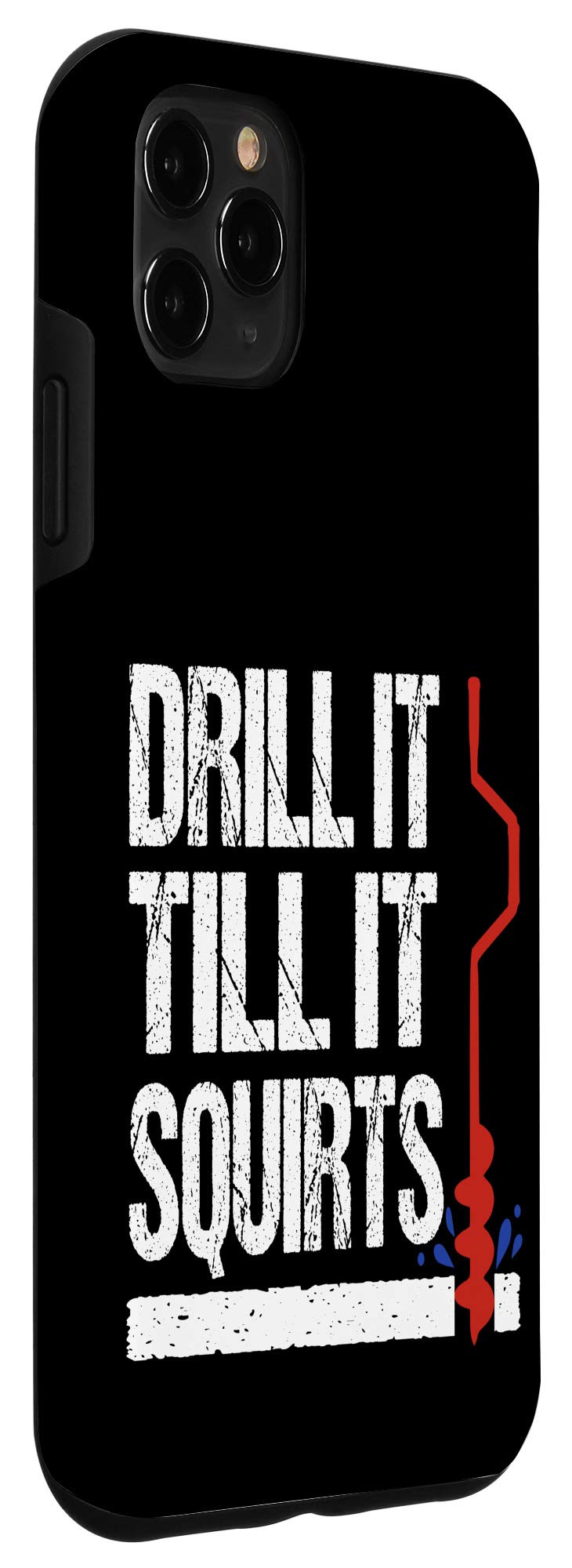 iPhone 11 Pro Max Case with Funny Ice Fishing Drill Auger Design - Perfect for Winter Fishing Enthusiasts & Outdoor Adventures