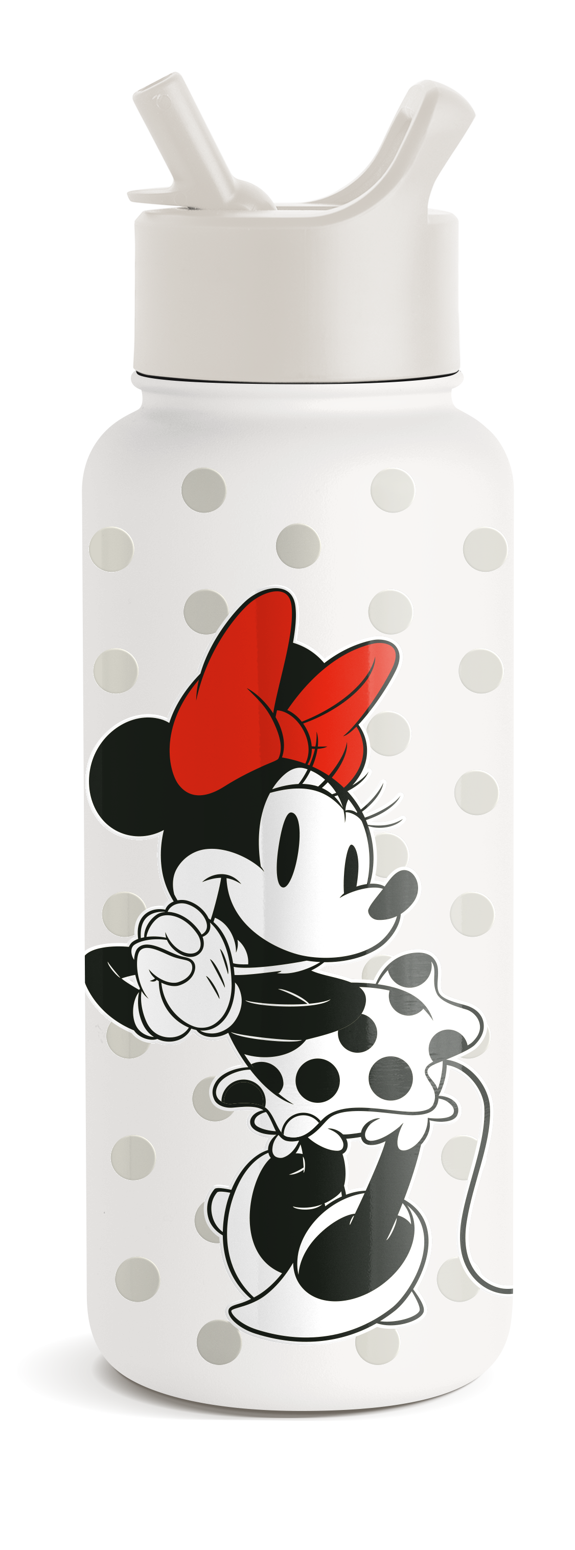 Disney Summit Insulated Water Bottle with Straw Lid - Leakproof Stainless Steel Thermos for Kids, School, Sports & Outdoor Activities