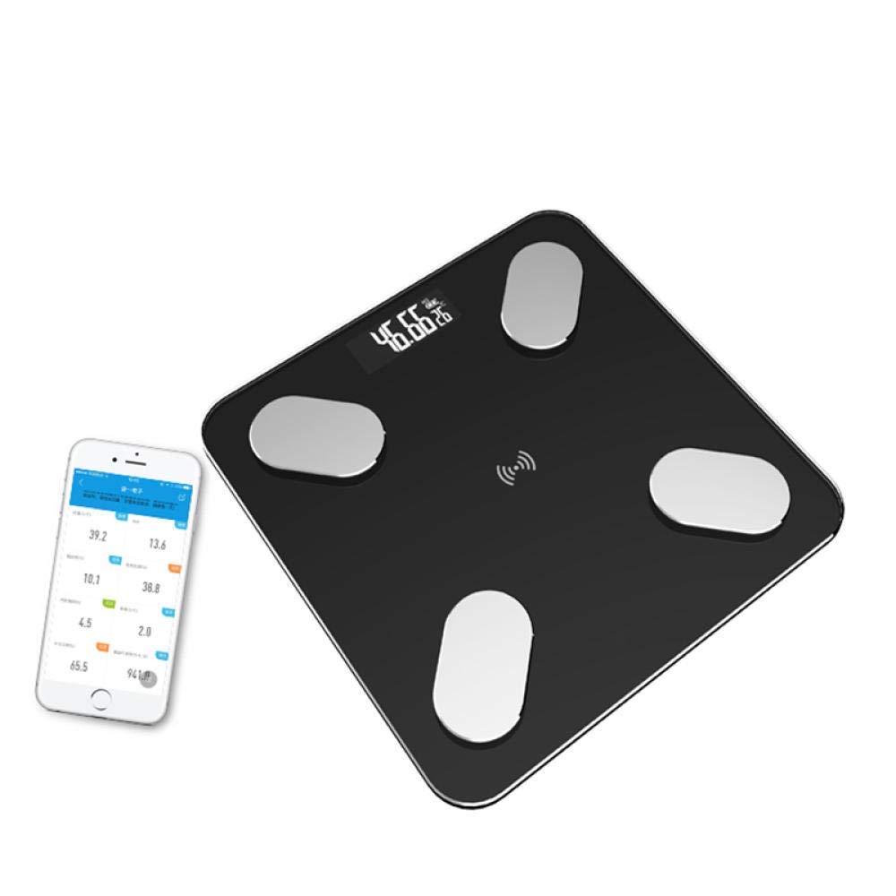 Viinice Smart Digital Bathroom Scale with Bluetooth - Step-On Technology, Body Weight & Fat Analyzer, 180kg Capacity, 3 Color Options - Perfect for Home, Gym & Health Tracking
