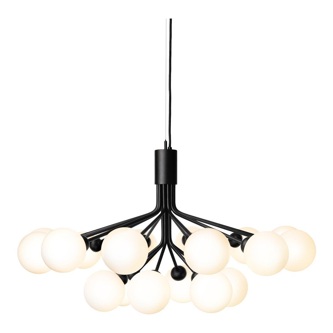 Apiales 18-Light Modern Crystal Chandelier - Elegant Dining Room Lighting Fixture for Home Decor | Perfect for Living Room, Bedroom, or Entryway