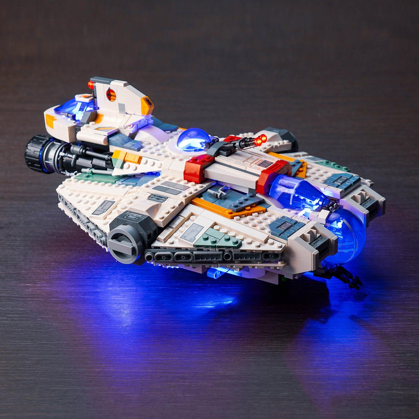 LEGO Star Wars Ghost & Phantom II (75357) Lighting Kit - LED Light Set for Building Blocks - Enhance Your LEGO Display for Home Decor & Collectibles