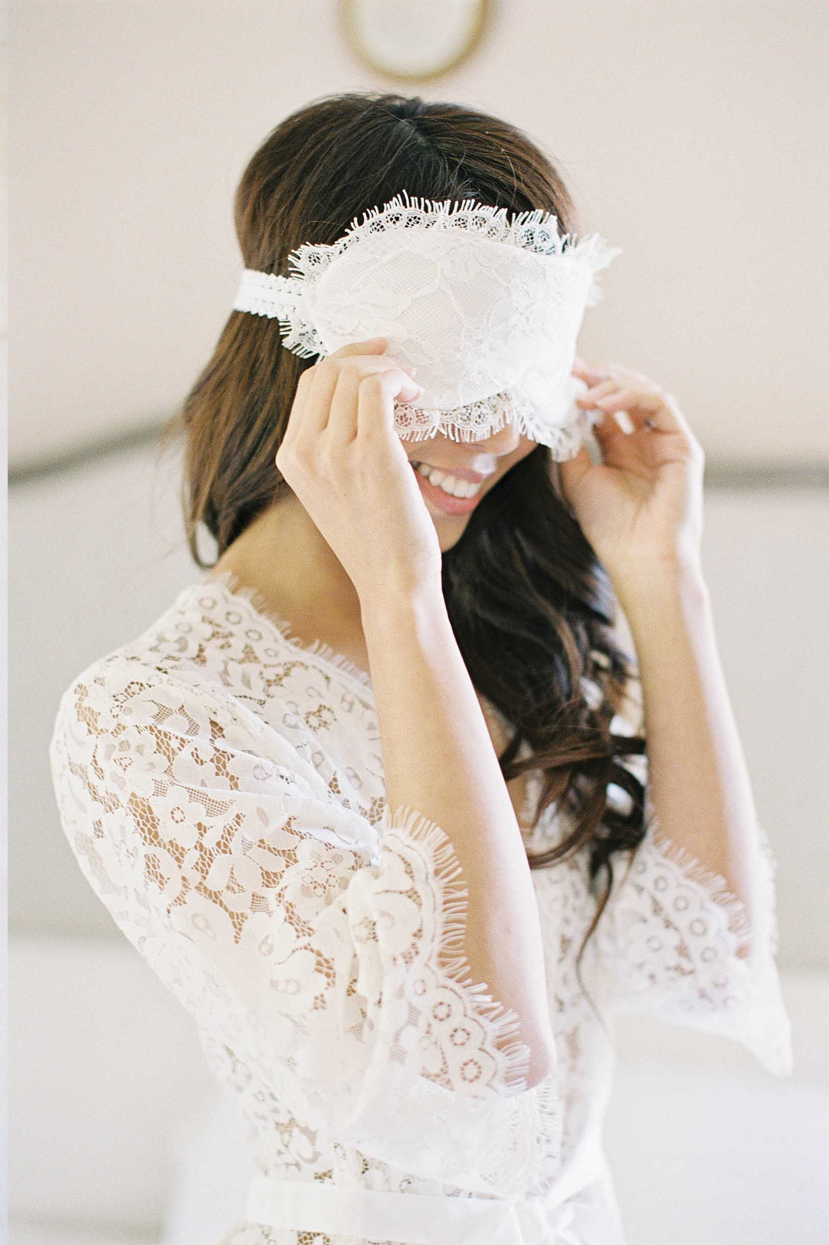 Elegant Swan Queen Lace & Silk Sleep Mask for Women - Soft Comfortable Eye Mask for Sleeping, Travel & Relaxation