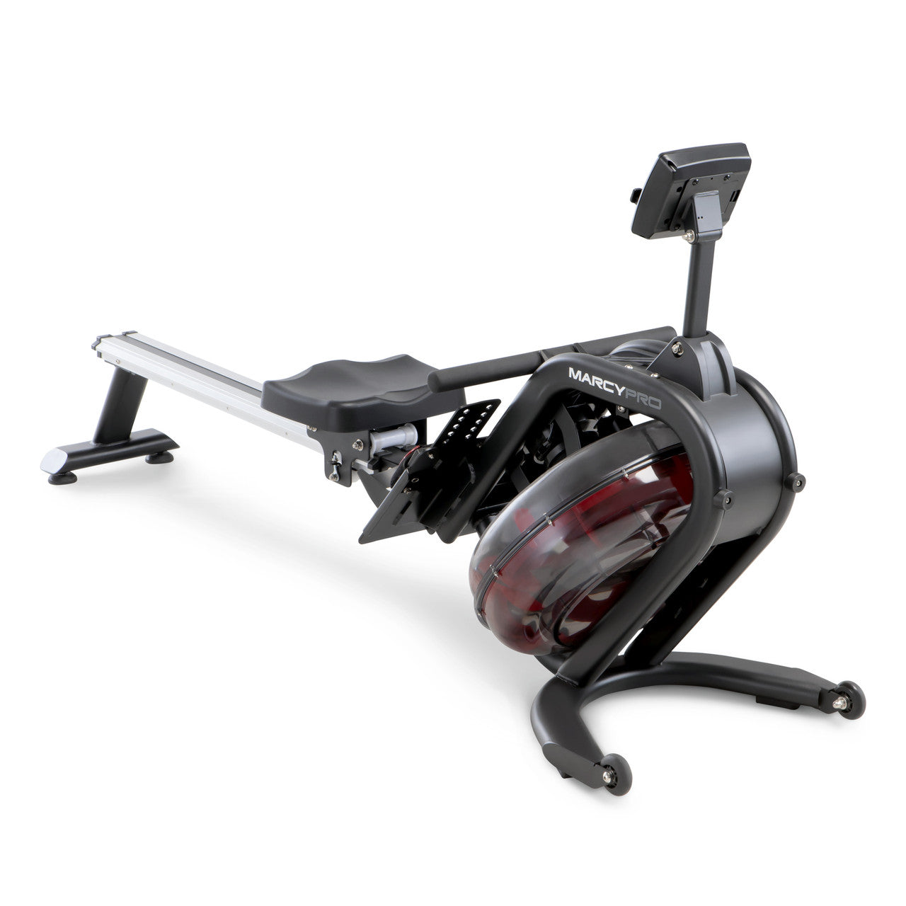Marcy NS 6023RW Indoor Water Rowing Machine for Home Gym - Full Body Workout Equipment for Cardio & Strength Training - Perfect for Small Spaces & Low-Impact Exercise