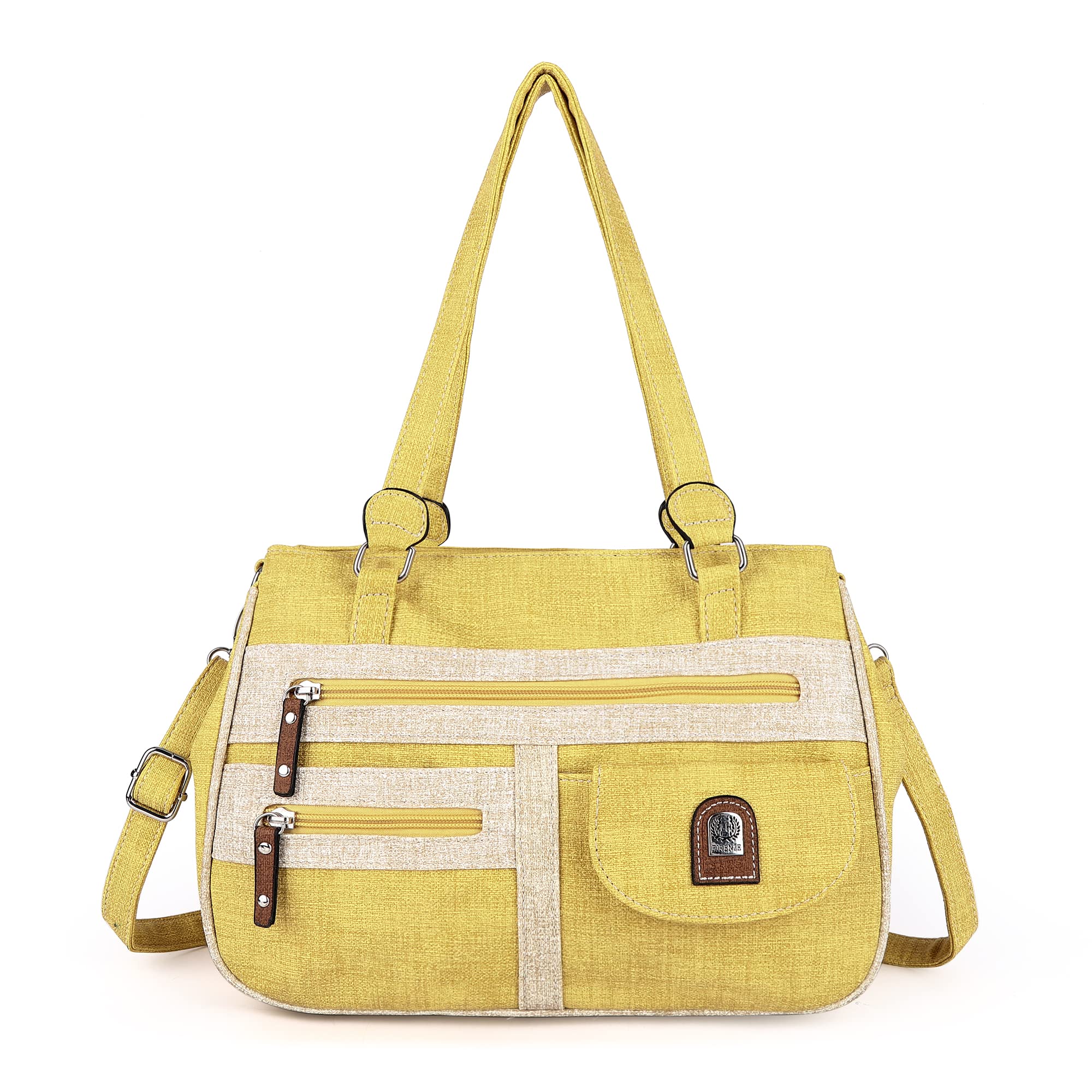 Stylish Women's Multi-Pocket Tote Bag with Crossbody Strap - Medium Size Hobo Satchel Purse for Work, Travel & Everyday Use | Durable Shoulder Handbag for Women