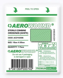 Sterile Combine Dressing 10cm x 20cm (4