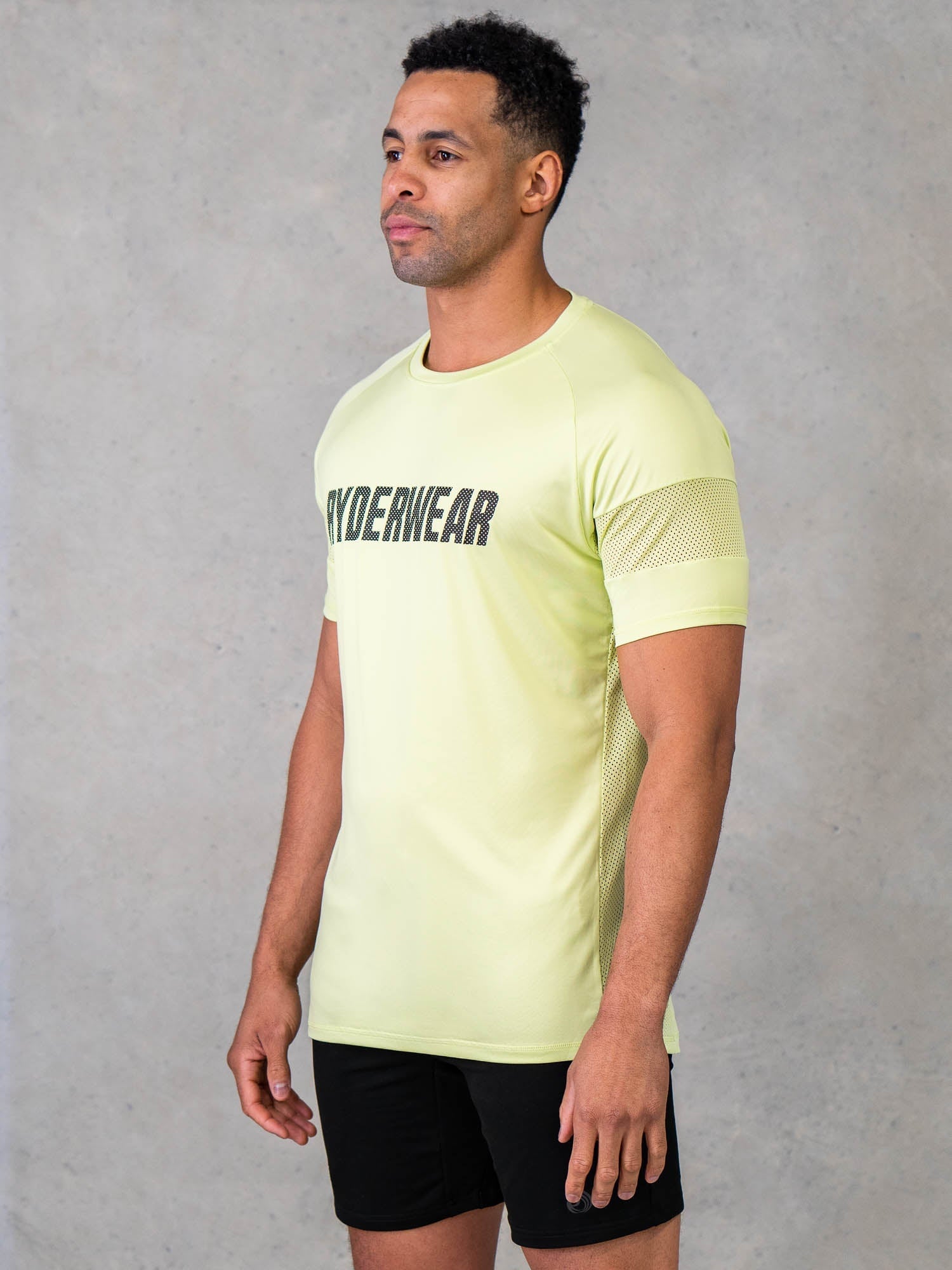 Breathable Flex Mesh T-Shirt for Men & Women - Lightweight & Moisture-Wicking Activewear - Perfect for Gym, Running & Outdoor Sports (Lime Green)