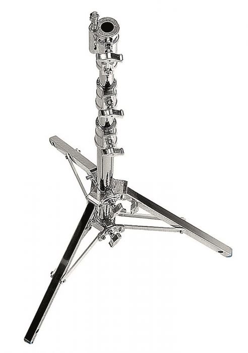Avenger Combo Steel Stand 20 with Adjustable Leveling Legs - 6.5 Feet Chrome Plated Heavy Duty Keyboard Stand for Live Performances & Studio Recording