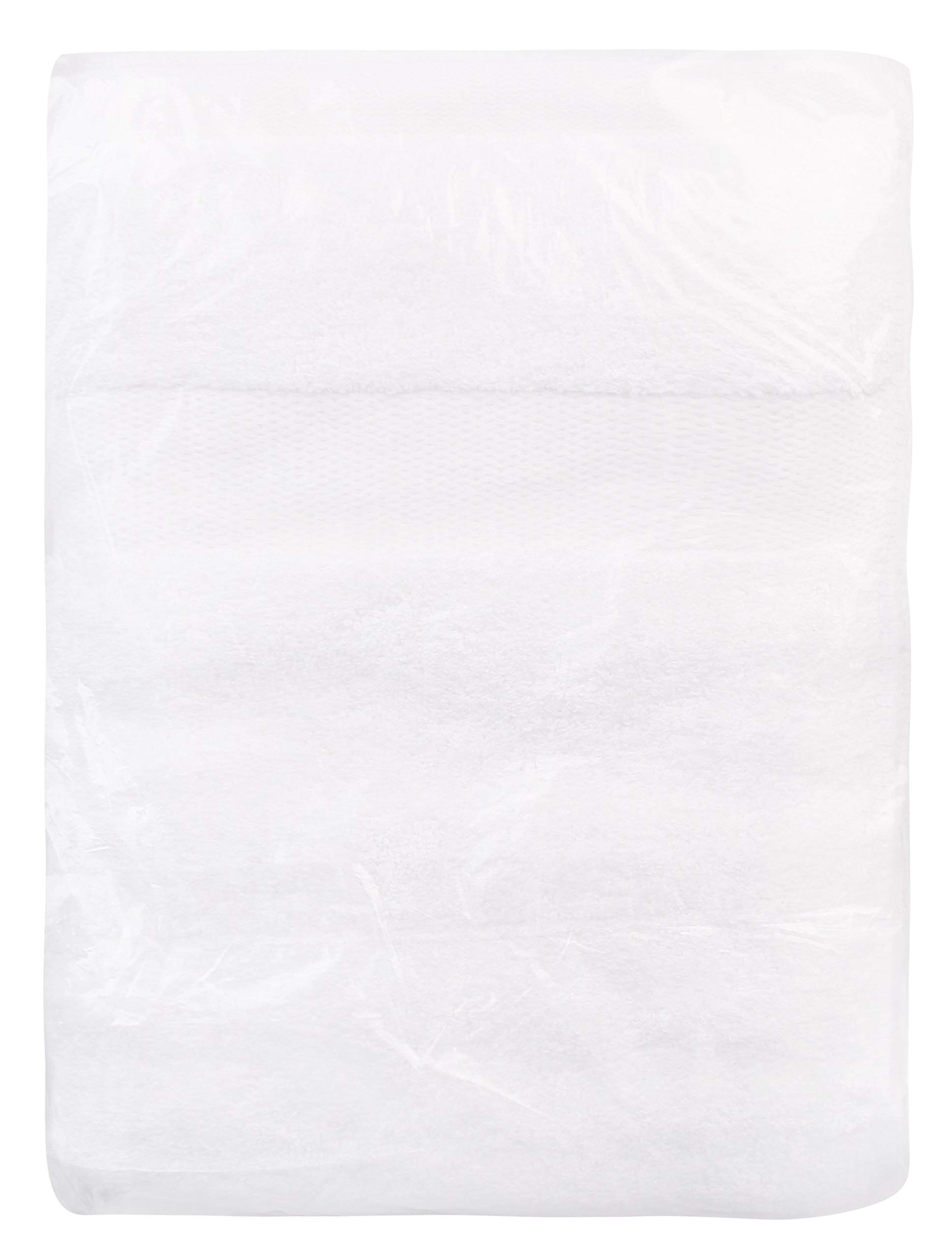 Premium 8-Piece Hotel Luxury Bath Towel Set - 2 Bath Towels, 2 Bath Mats, 2 Hand Towels & 2 Washcloths - Soft & Absorbent White Cotton Towels for Spa, Guest Bathroom & Upscale Hotels