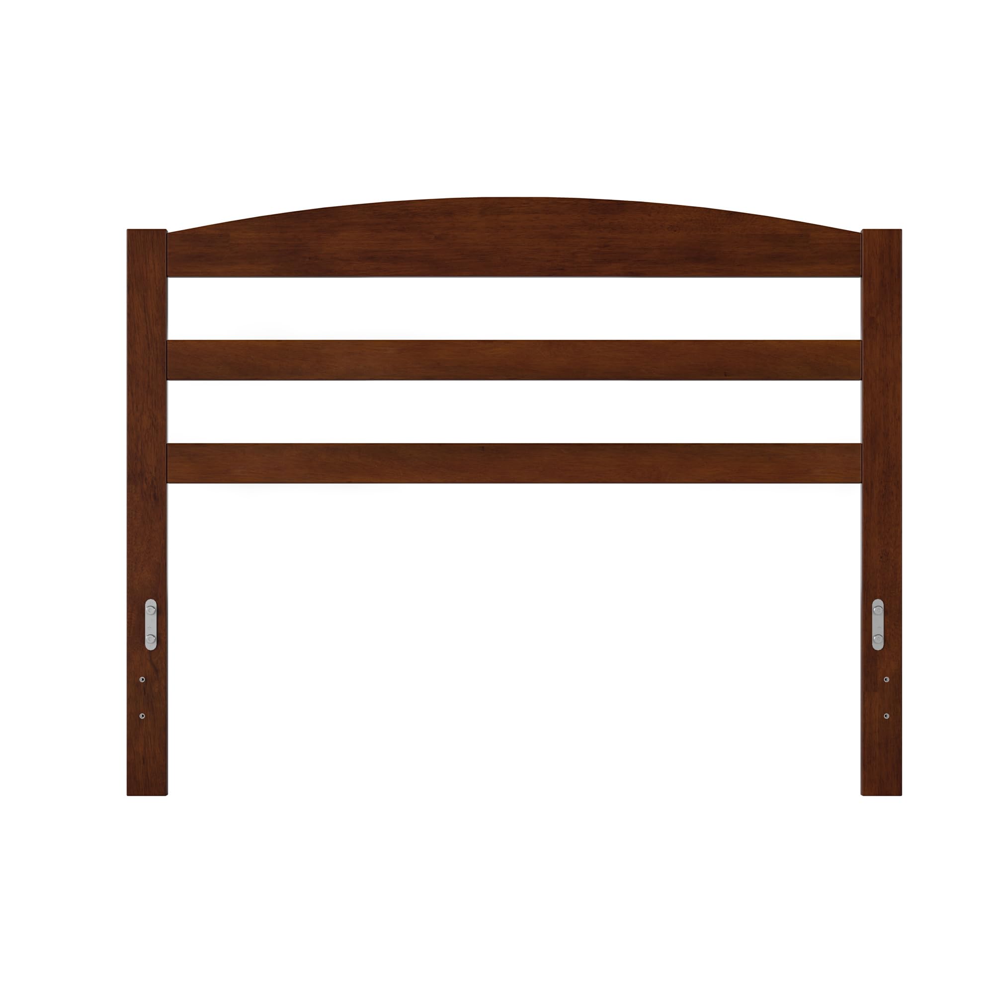 AFI Warren Full Size Wood Headboard with USB Charging Ports - Walnut Finish for Bedroom, Guest Room, and Hotel Decor