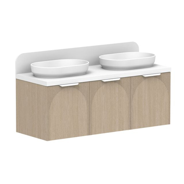 ADP Archie Wall Mounted Bathroom Vanity with Sink - Modern Floating Vanity for Small Spaces, Perfect for Apartments and Powder Rooms