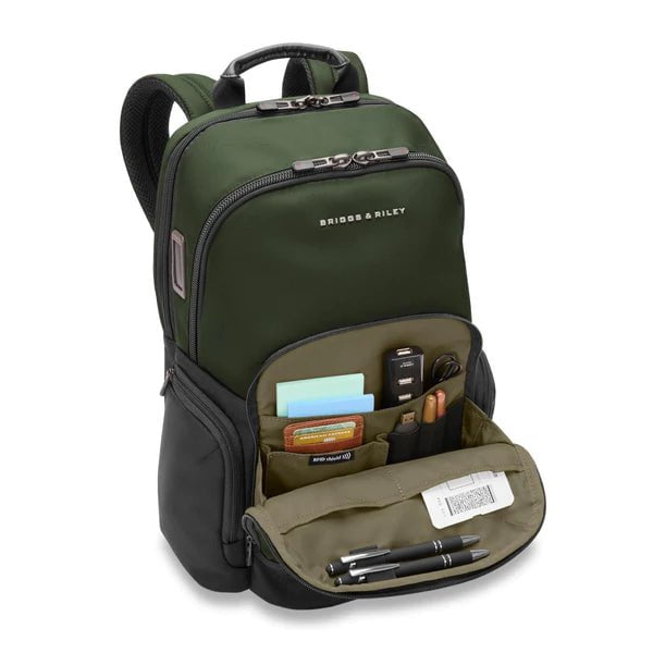 Briggs & Riley HTA Medium Cargo Backpack - Durable Travel Backpack with Multiple Pockets for Laptop, Work & Outdoor Adventures | Perfect for Business Trips, Hiking & Commuting
