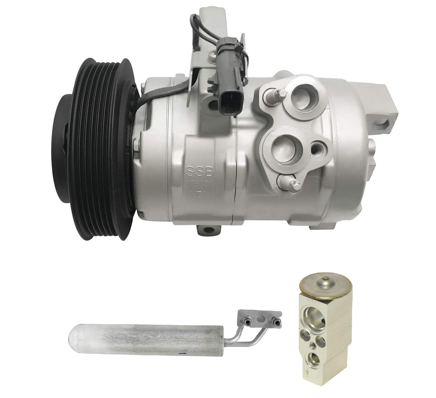 RYC Automotive A/C Compressor & Clutch Kit KT D092 - Replacement for Car Air Conditioning Repair, Cooling System Maintenance