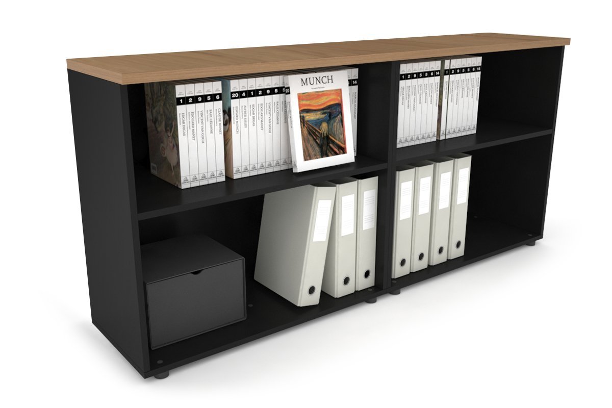 Small Open Bookcase - 1600W x 750H x 350D - Compact Uniform Bookshelf for Home Office, Living Room & Bedroom Organization