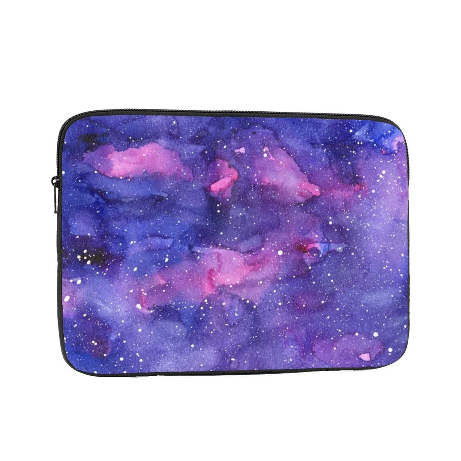 Purple Galaxy Laptop Case Cover 10-17 Inch Shockproof Protective Bag for Notebooks - Ideal for Work, School, and Travel