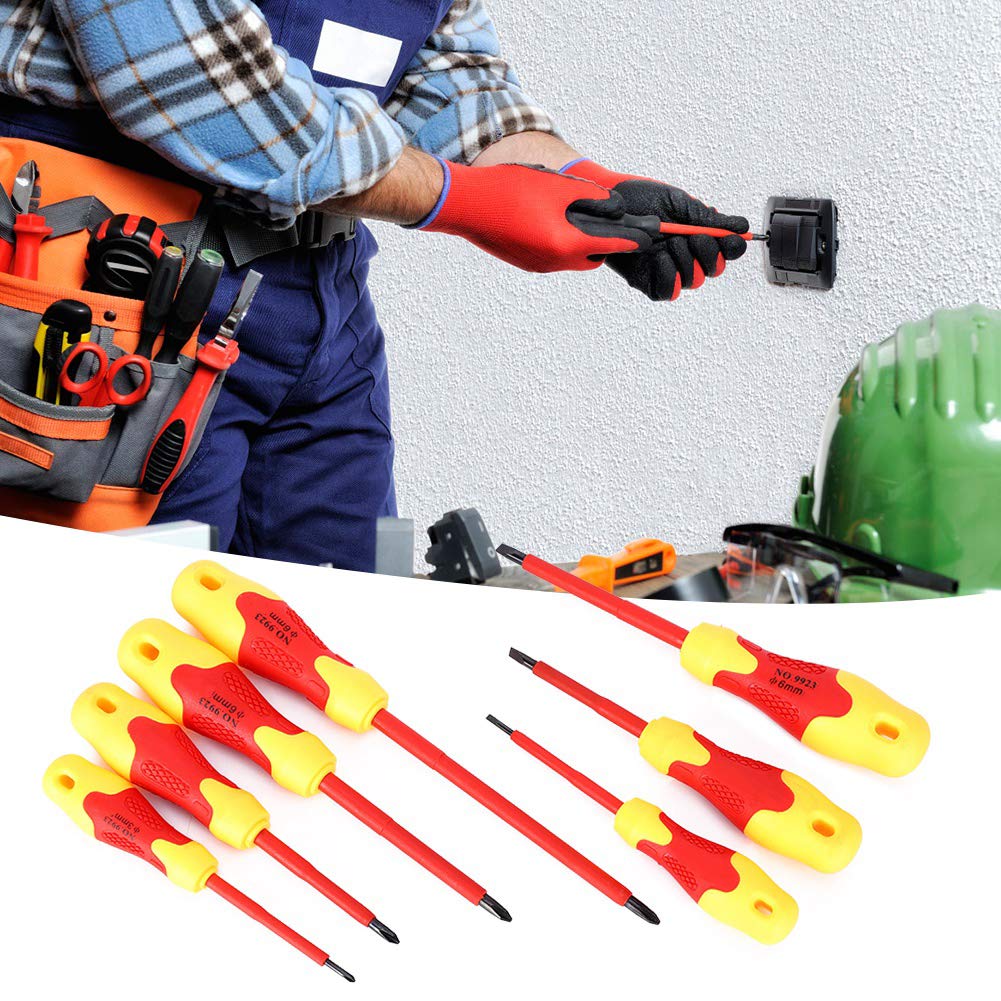 Magnetic Screwdriver Set - 7Pcs Professional Electrician Screwdrivers for Phone Repair, Home Appliances & 3D Printer Maintenance | Durable Tools for DIY & Professional Use