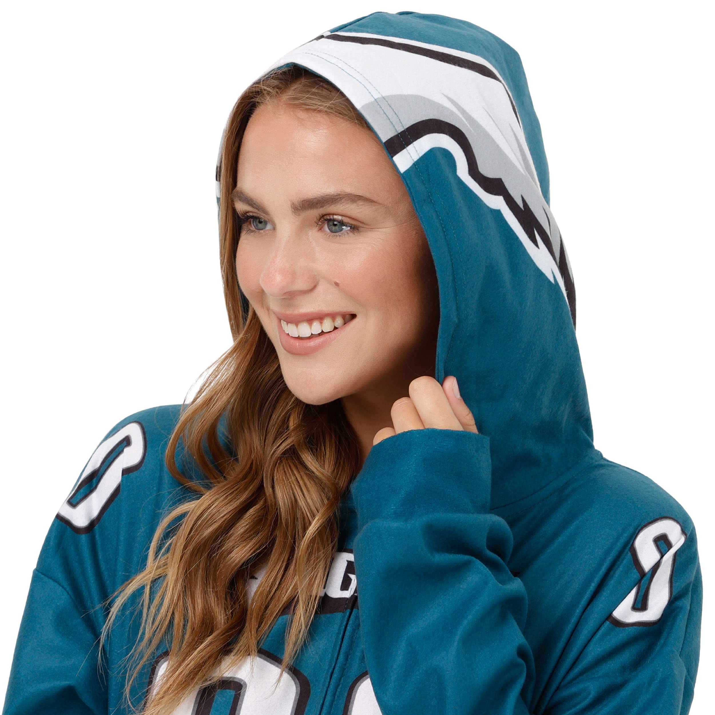 FOCO Philadelphia Eagles NFL Gameday Ready One Piece Pajamas for Men - XL Size | Comfortable Sleepwear for Football Fans | Perfect for Game Nights & Lounge Wear