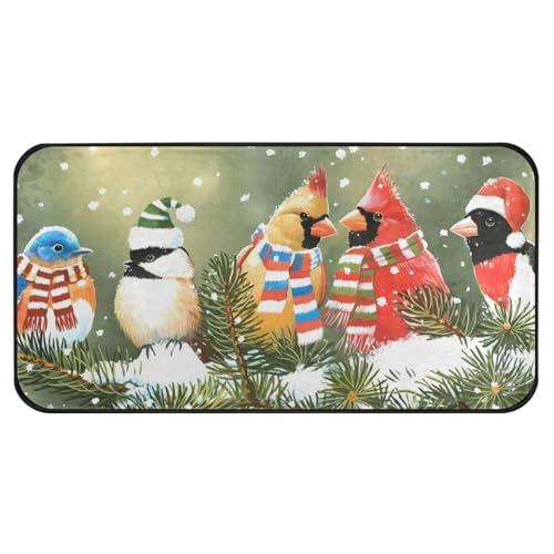 Christmas Birds Snow